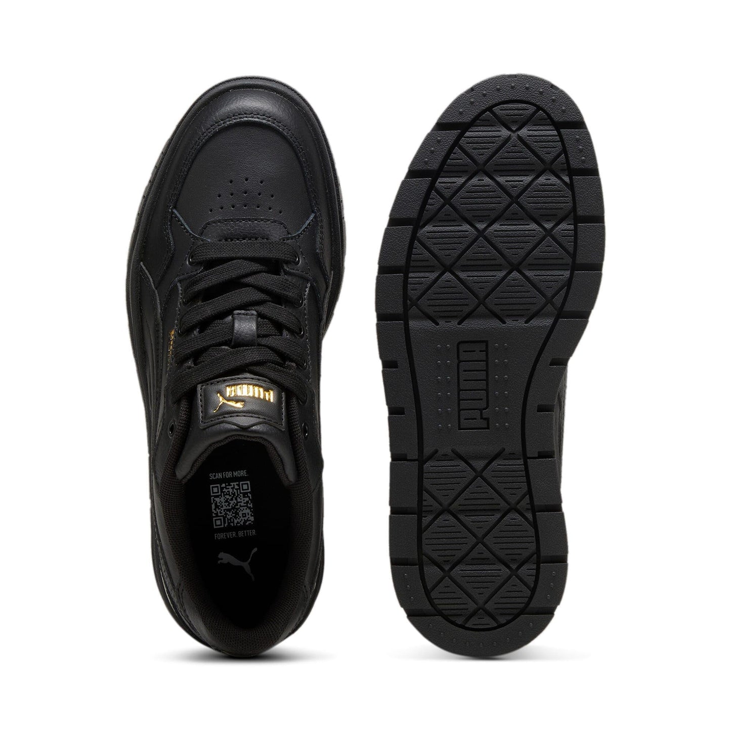 Puma , Women, Karmen II Idol, Black-Black-Gold, Sneaker, 4UK, (39746101)