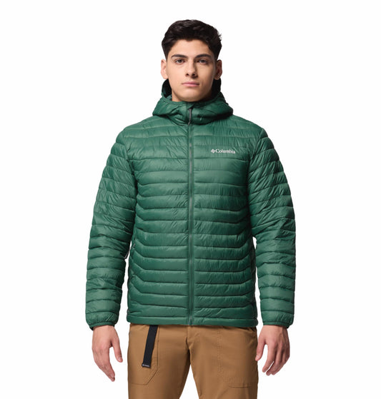 Columbia Men Green OmniShield Powder Pass Down Jacket, L
