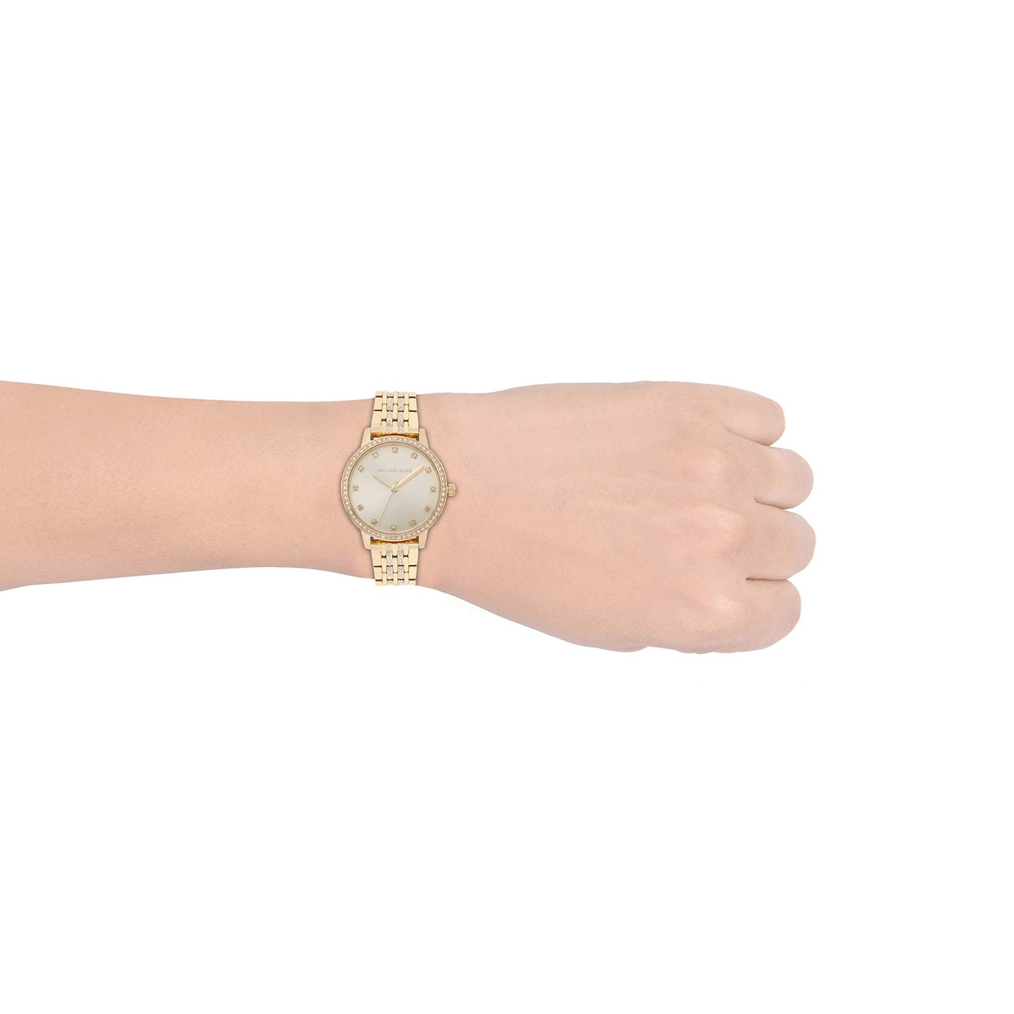 Michael Kors Analog Gold Dial Women's Watch-MK4368