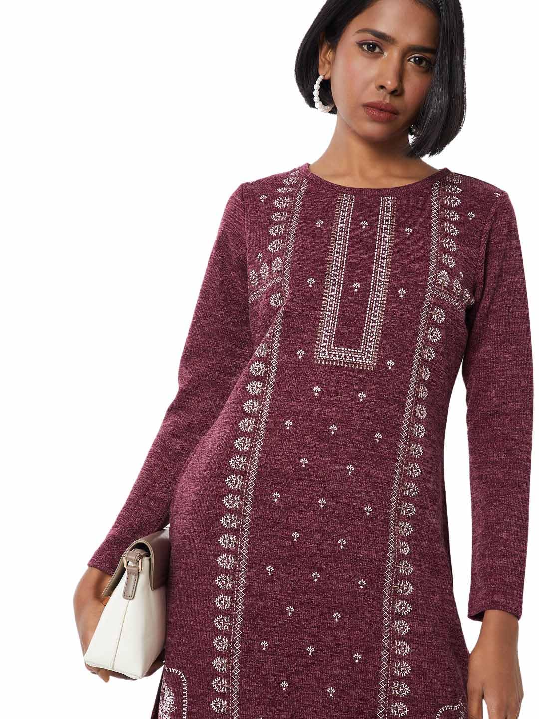 Max Women's Acrylic Regular Kurta