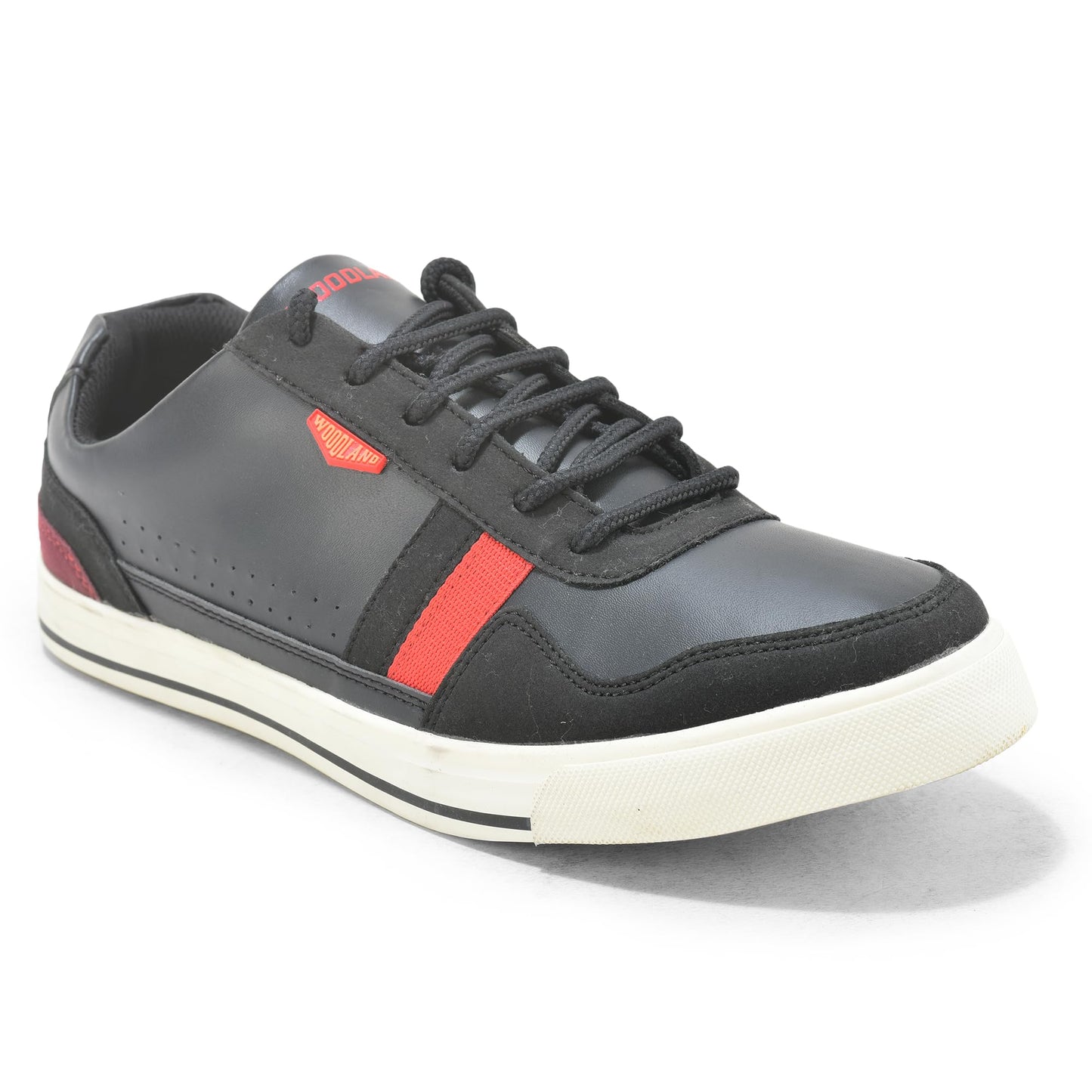 Woodland Men's Black PU Casual Shoes-8 UK (42 EU) (GC 4208121C)