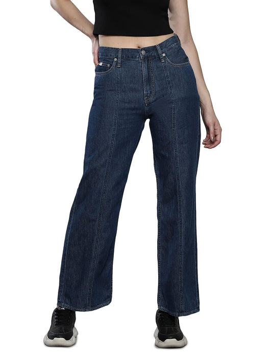Calvin Klein Womens Blue Jeans (34)
