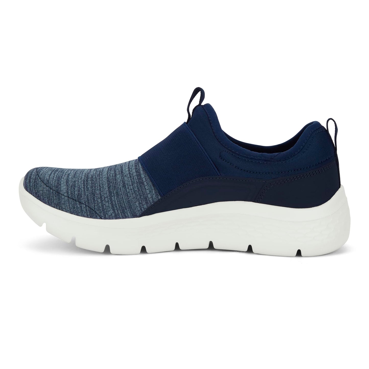 Skechers Womens GO Walk Flex Navy White Walking Shoes