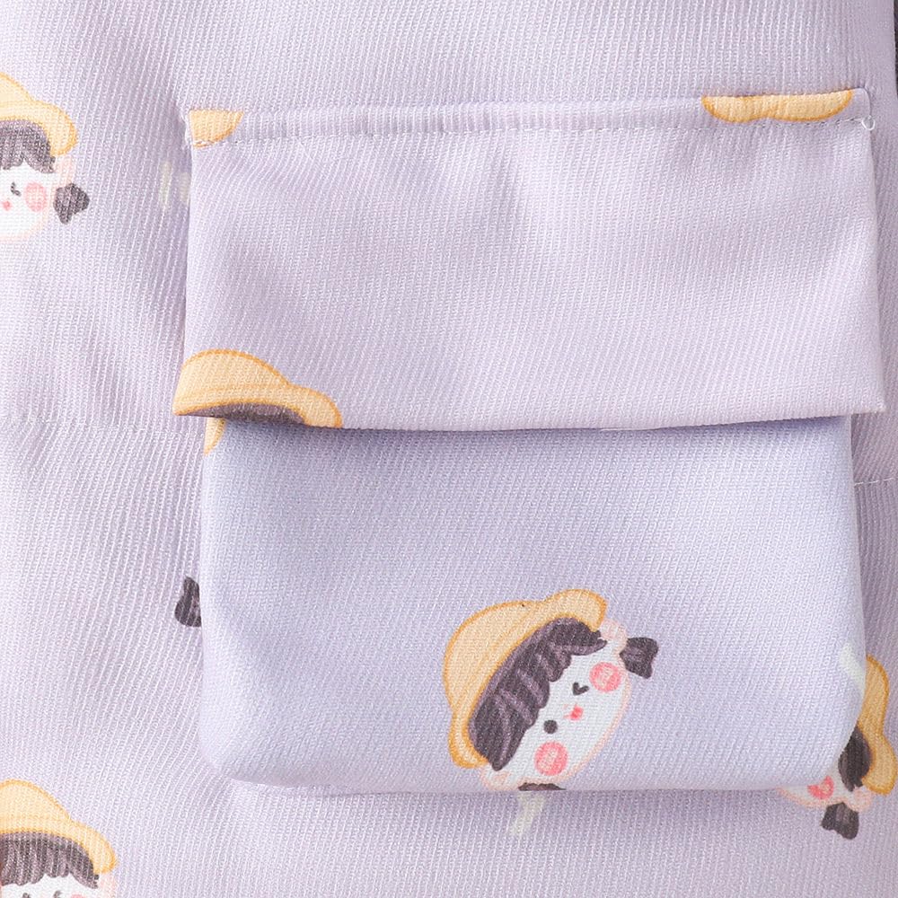 Hopscotch Baby Girls Polyester Waist Length Jackets in Lilac Color For Ages (12-18 Months)