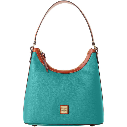 Dooney & Bourke Handbag, Pebble Grain Hobo Shoulder Bag - Spearmint, Spearmint, One Size