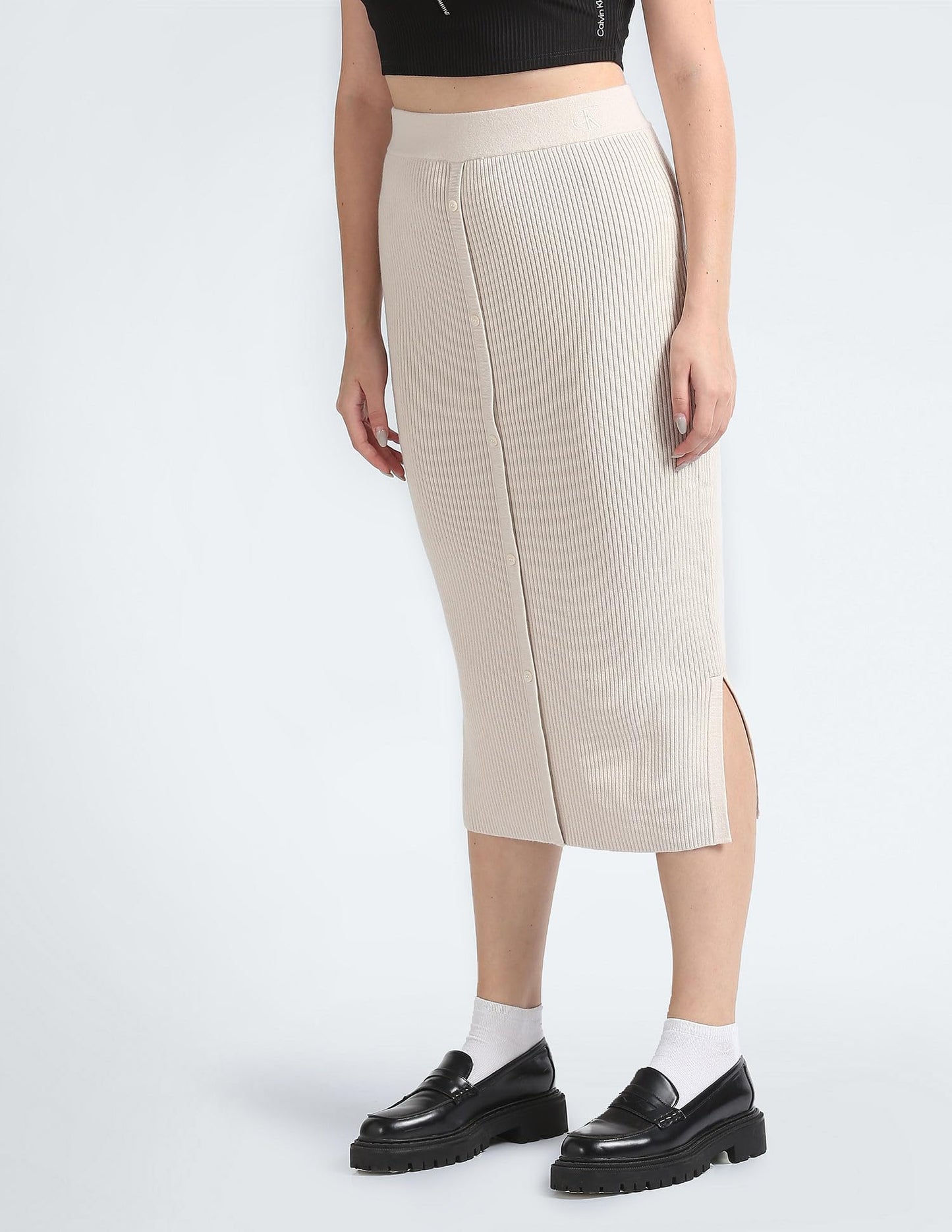 Calvin Klein Cotton Western Skirt