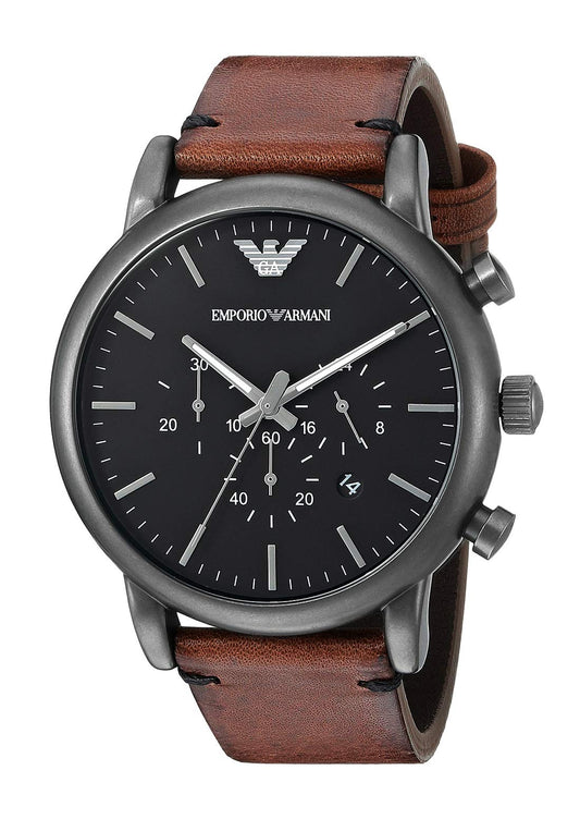 Emporio_ArmaniDress Chronograph Black Dial Men's Watch AR1919