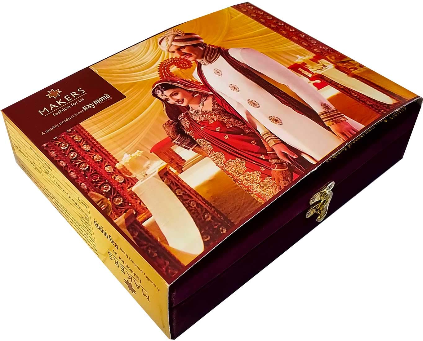 Raymond Fabrics Men's Poly Cotton Print Shirt and Trouser Unstitched Fabric Set - Gift Pack (Multicolour_Free Size) 067