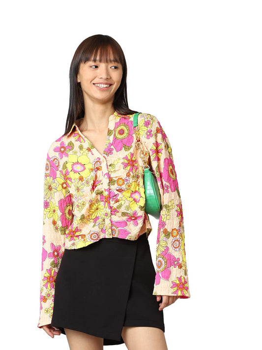 ONLY Regular Fit Shirt (124159801_Apricot Ice_36)