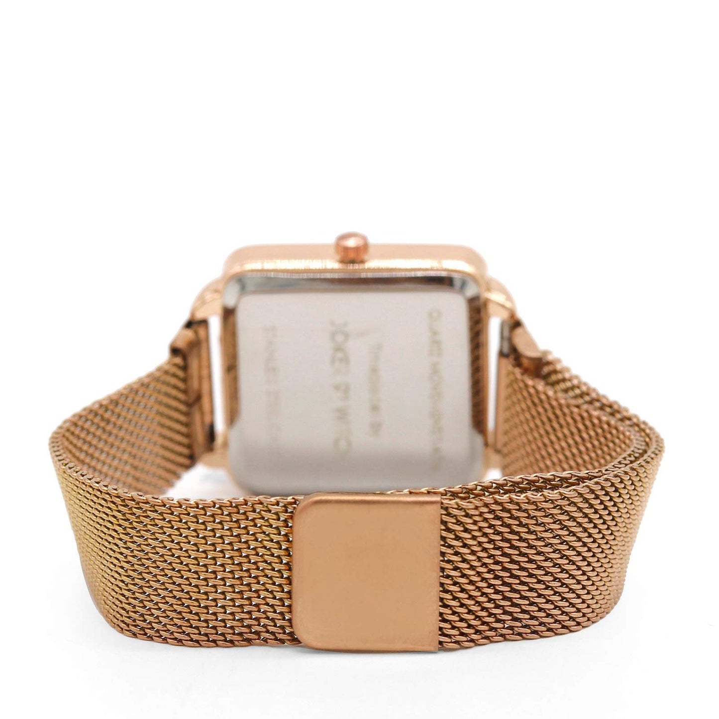 Joker & Witch Stainless Steel Sunshine Rosegold Analog Watch Bracelet Set For Women, Rose Gold Dial, Rose Gold Band
