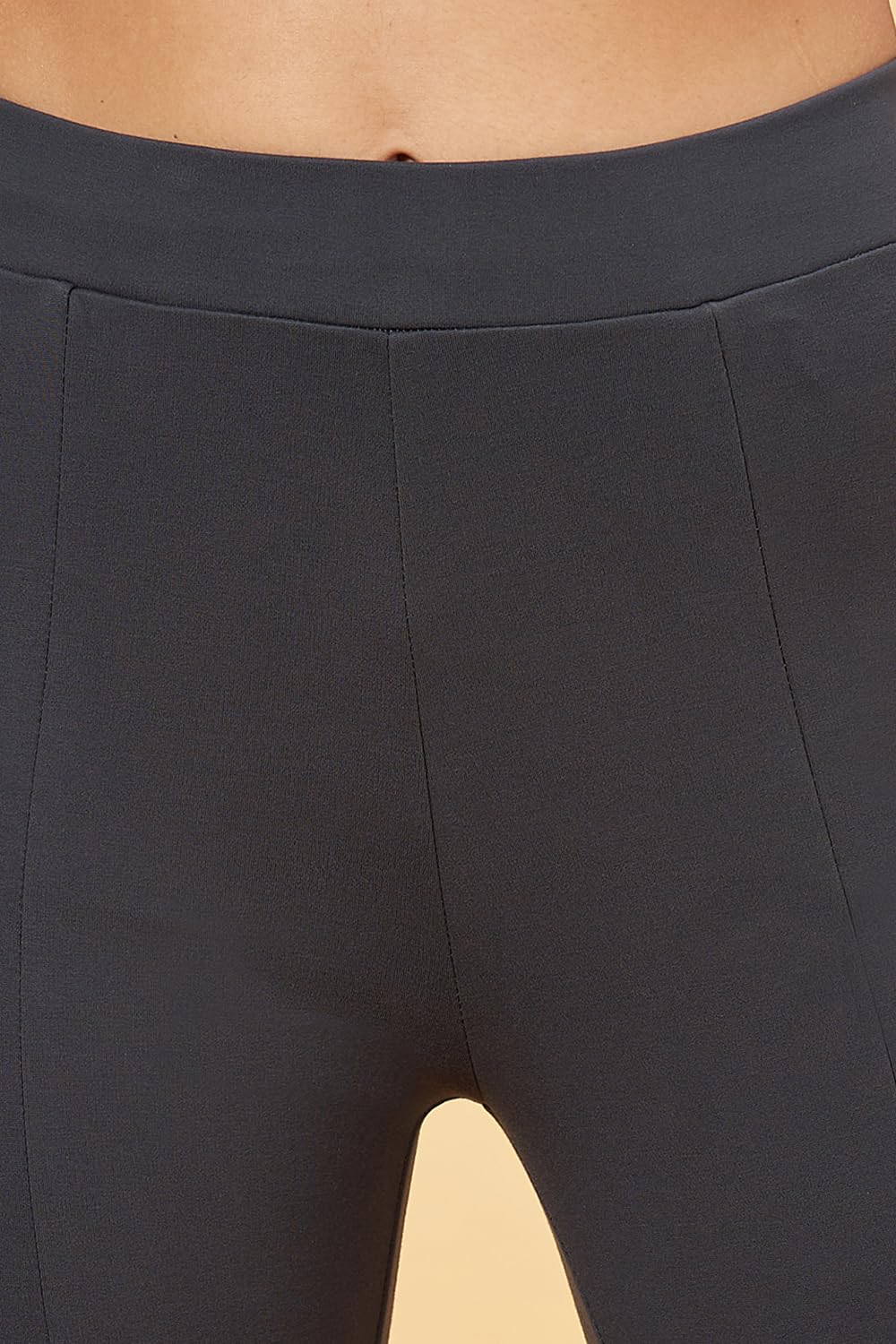 Annabelle by Pantaloons Women's Slim Fit Pants (110146489016_Ebony