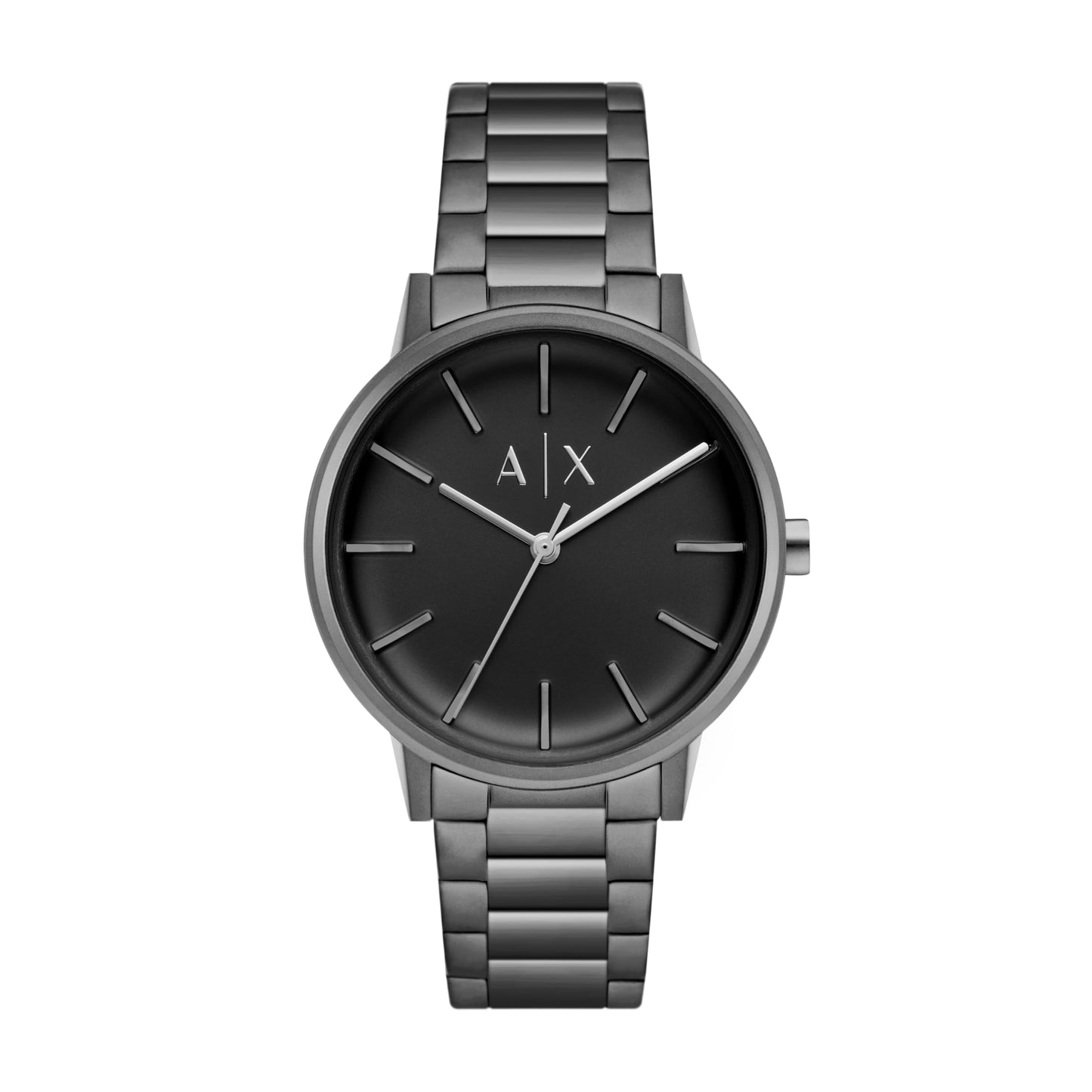 Armani Exchange Stainless Steel Analog Black Dial Men's Watch-Ax2761, Band Color:Black