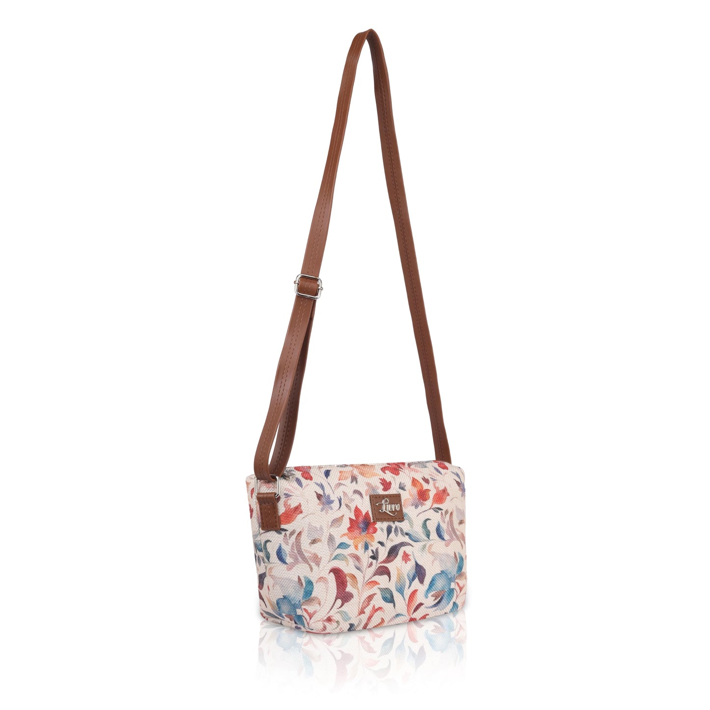 LIVRO Stylish Vegan Leather Sling Bag for Women – Latest Trendy Crossbody Sling Bag for Girls | Lightweight & Durable slingbag for Everyday Casual Use, Travel & Outings | LV Carry Bag
