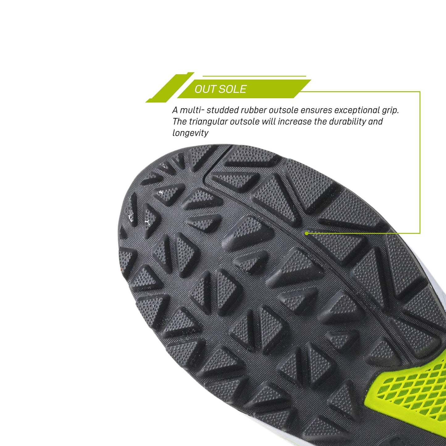SG Men's Shoes Scorer 6.0 White/Black/Lime No 8