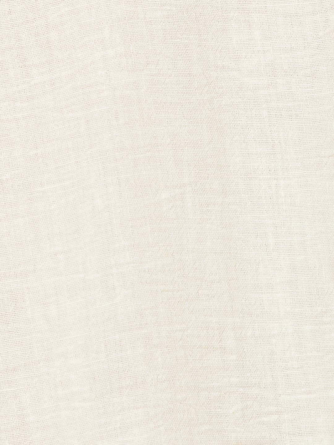 Max Women Lace Yoke Shirt, Beige, XS