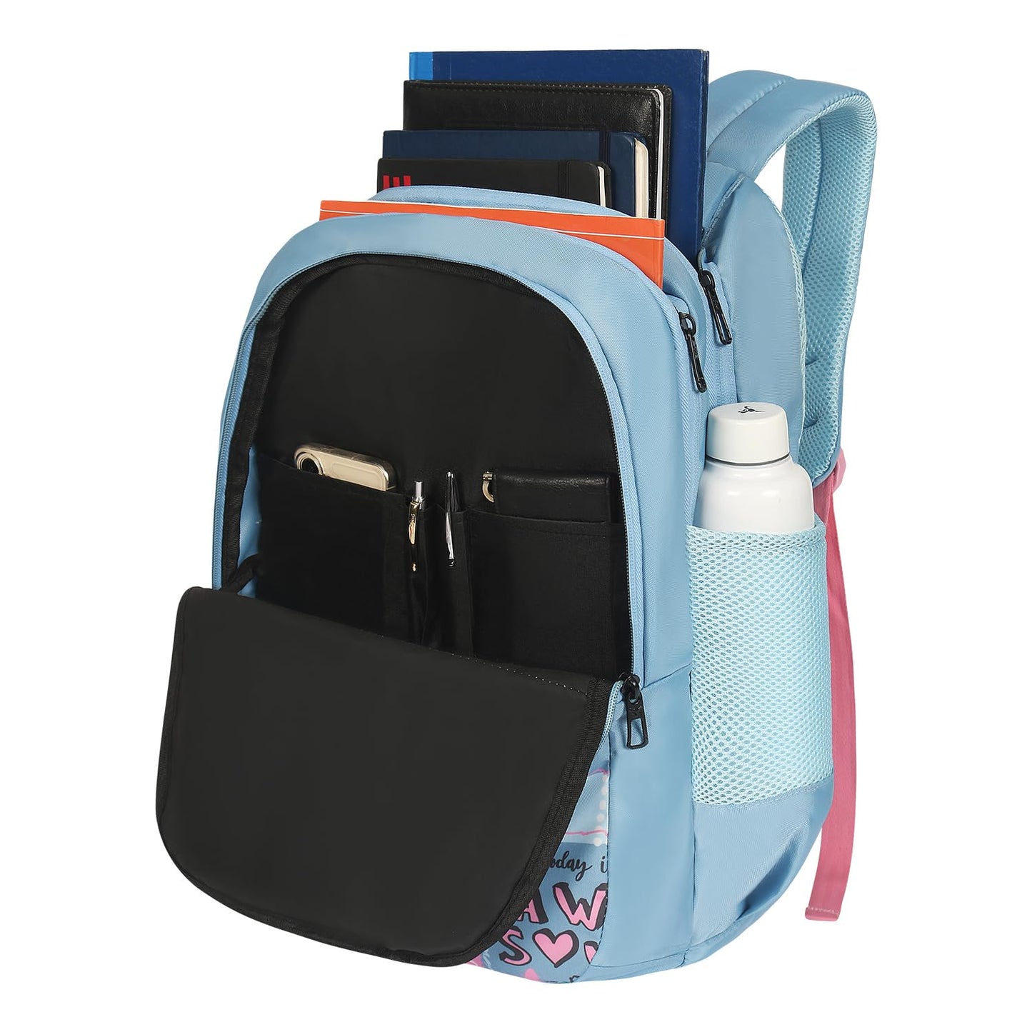 URBAN TRIBE Groove21 Liters Pastel Blue Smart Casua Collegel Office Travel Backpack for Men & Women, Boys & Girls