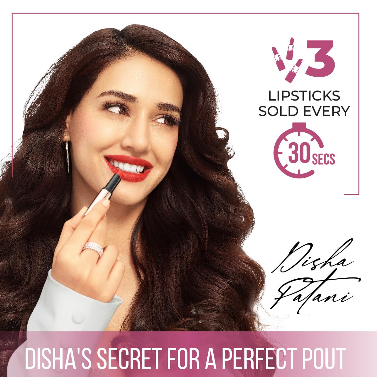 INSIGHT 24 Hrs Non-Transfer Matte Lipstick | Lightweight, Highly Pigmented, Long Wear | Kiss Proof & Smudge Proof | With Vitamin E & Jojoba Oil | Vegan, Toxin Free | Shade 07 - Feeling Bubbly (3g)