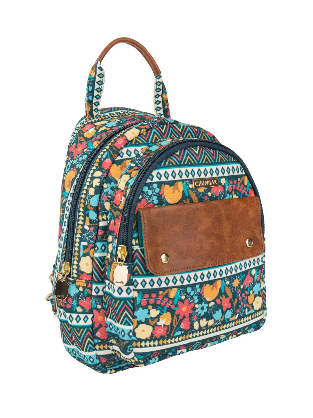 Chumbak Backpack for Women | Stylish Canvas Laptop Bag | Office Bag, College Essentials, and Travel Backpack for Girls