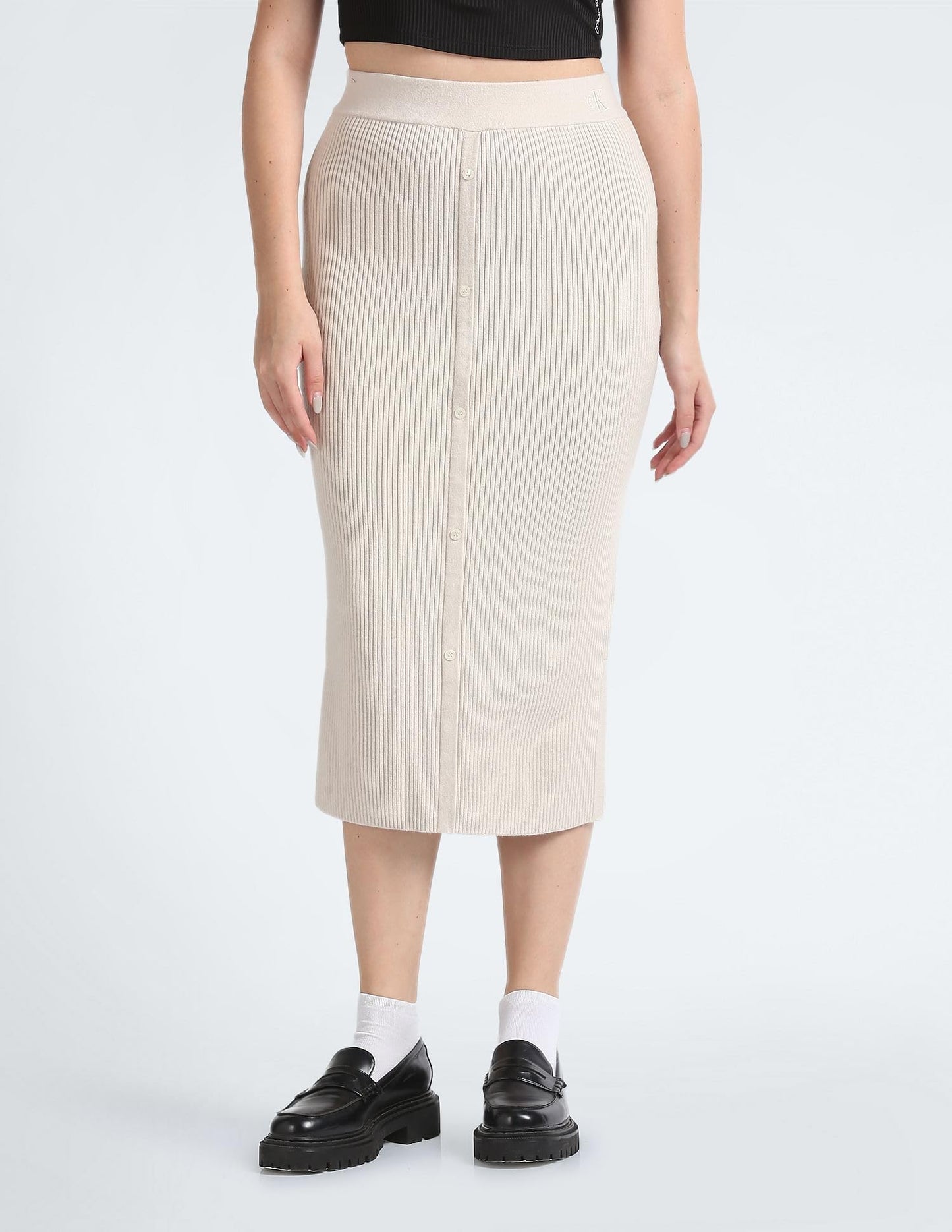 Calvin Klein Cotton Western Skirt
