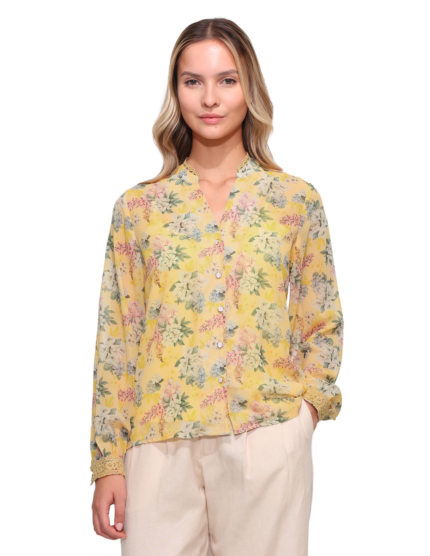 Floral Printed Regular Fit Top