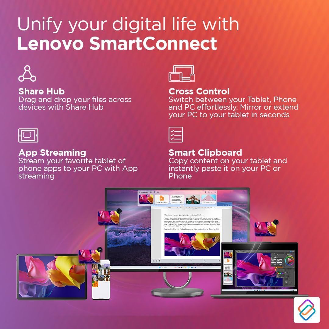 Lenovo Idea Tab Pro (Smartchoice) with Paper-Like Anti Glare 12.7" 3K 144 Hz Display & Pen Plus (Matte Edition)| 8GB RAM, 256GB ROM|10200 mAh with 45 W Charger|MediaTek Dimensity 8300|4 JBL Speakers