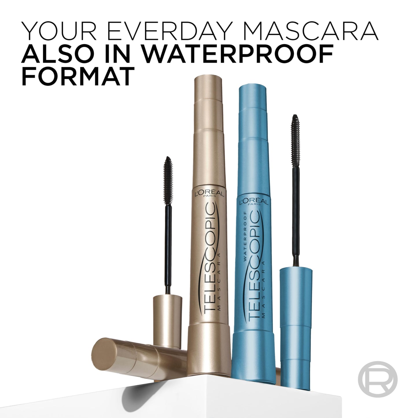 L Oreal Paris Telescopic Mascara, Carbon Black, 0.27 Ounces