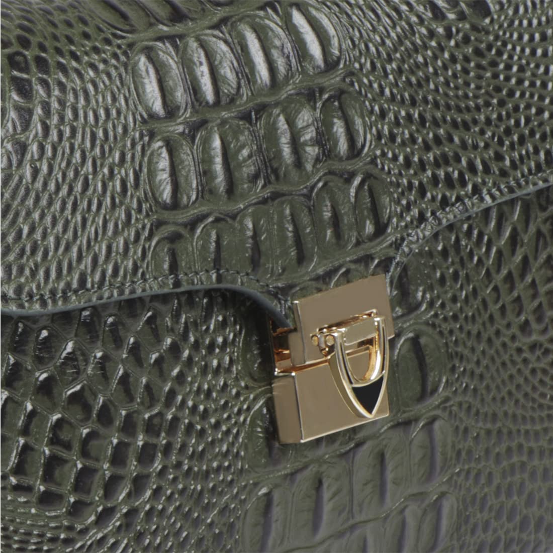 Hidesign Women's Sling Bag (Emerald)