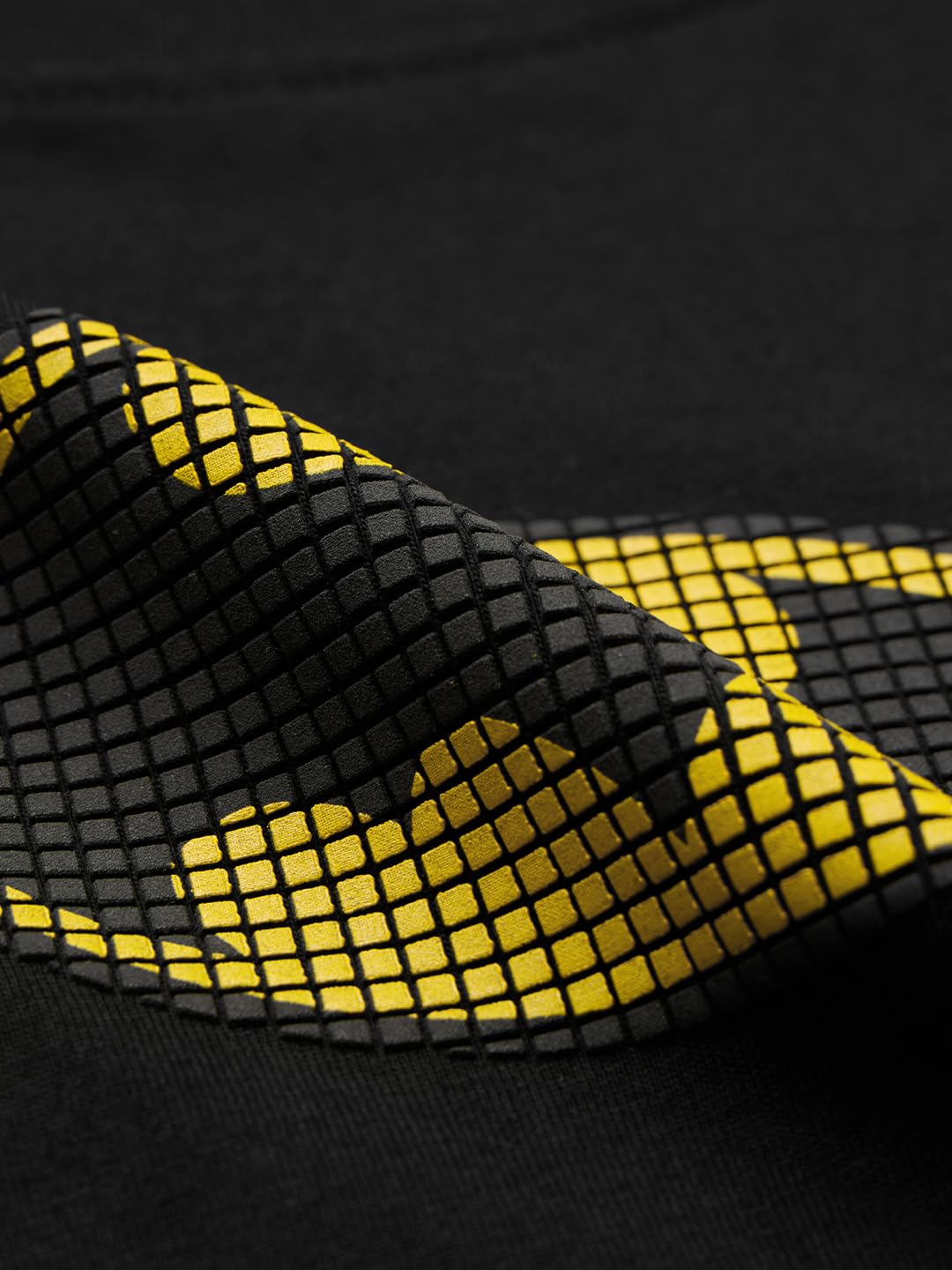 The Souled Store Batman: Classic Logo Men and Boys Short Sleeves Round Neck Printed Regular Fit Cotton T-Shirts Black