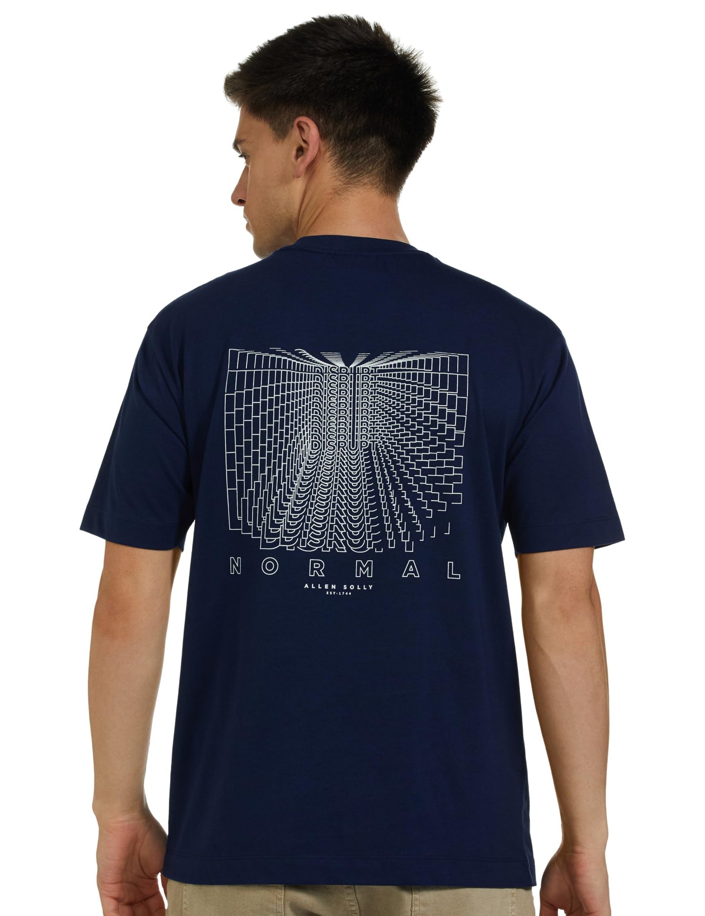Allen Solly Mens T Shirt Blue
