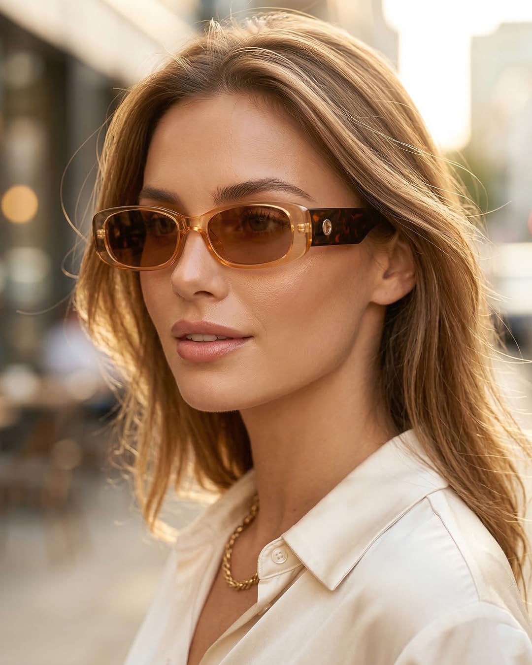Vibe lens Trendy Retro Oval Sunglasses for Men & Women | Black Polycarbonate Frame | UV400 Protection | Classic Sun Glasses | Cooling Glass | Retro Shades