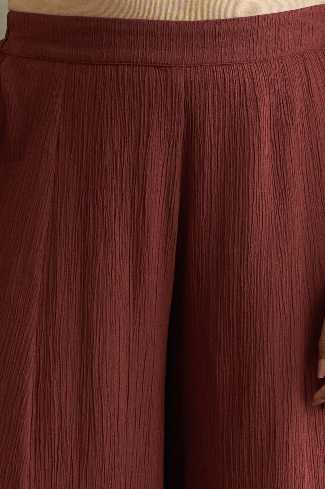 W for Woman Folksong Strechable Divided Skirts for Women | Culottes for Women