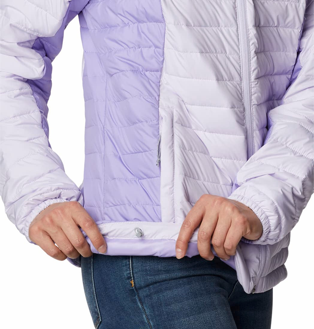 Columbia Womens Silver Falls Full Zip Jacket, Purple Tint, Frosted Purple, M