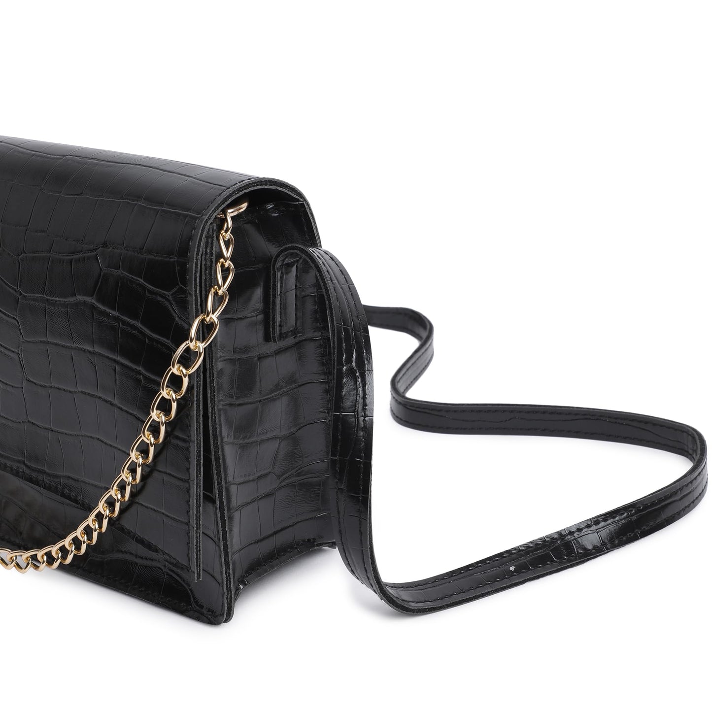 Fastrack Party Sling Bag for Women |Stylish and Structured Handbag for Girls, Ladies, Women | Textured Bag Made of faux Leather