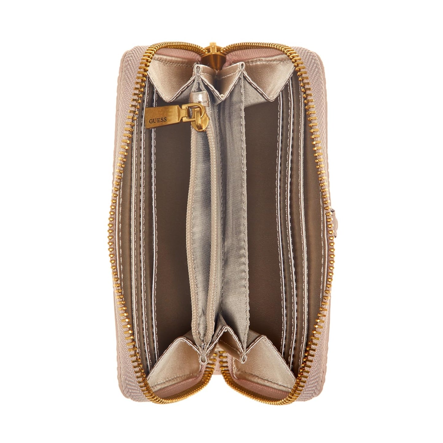 Guess Women's Rose/Red Textured Wallet| Ladies Purse Handbags | Gift For Ladies