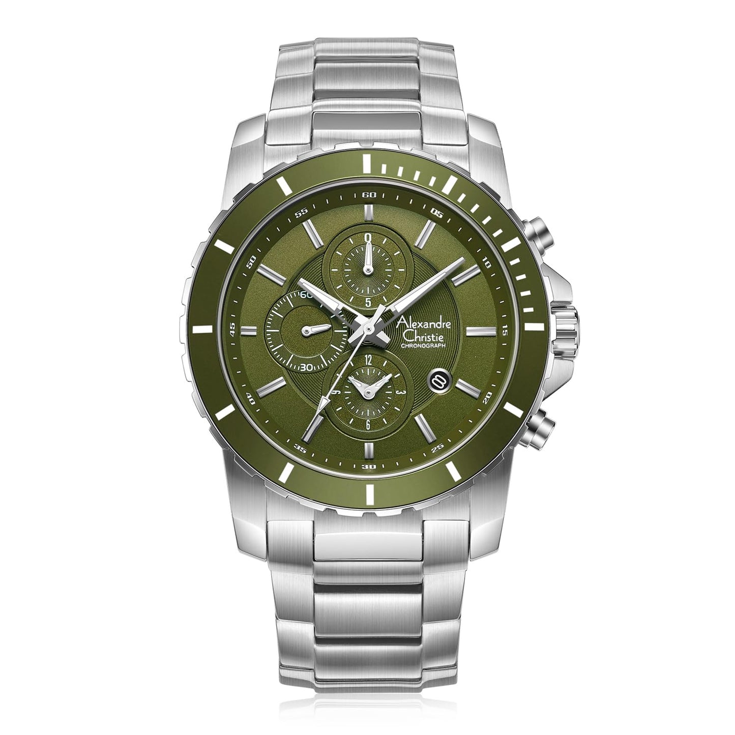 Alexandre Christie 6141MCBSSGN Men's Chronograph Watch 44 mm