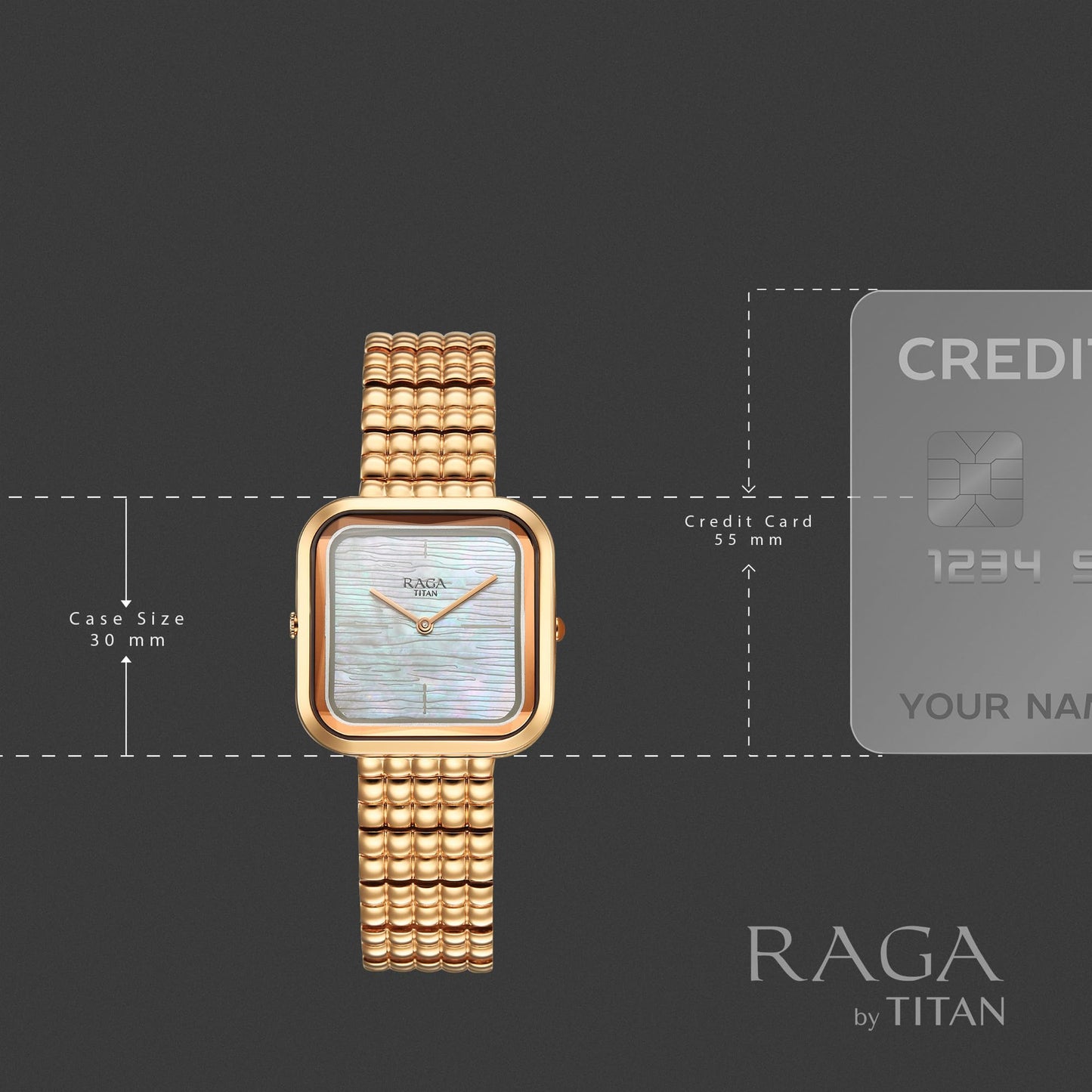 Titan Raga Glimmers Quartz White Shaped Dial Women's Watch | Water Resistant Watch | Watches for Women Analog - 95343WM01