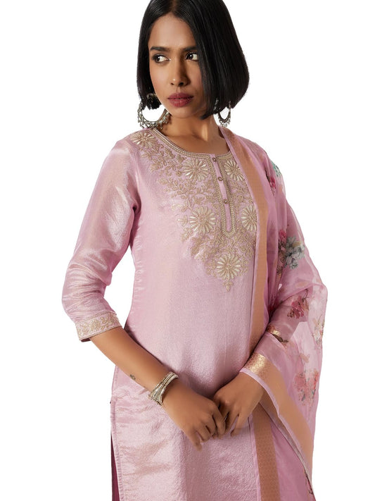 Max Women's Cotton Blend Kurta Set