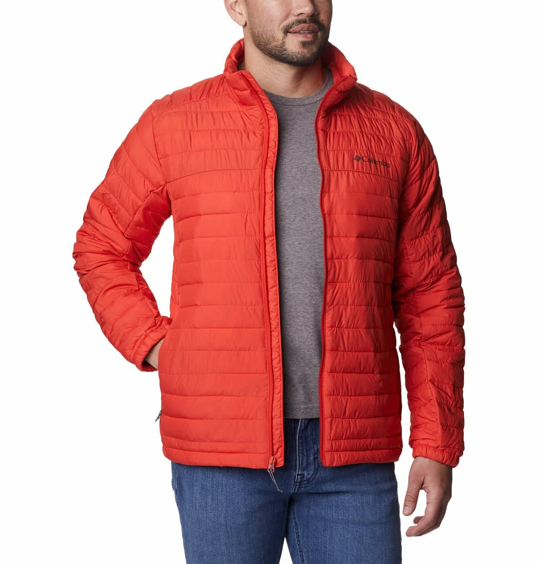 Columbia Mens Silver Falls Jacket, Spicy, L