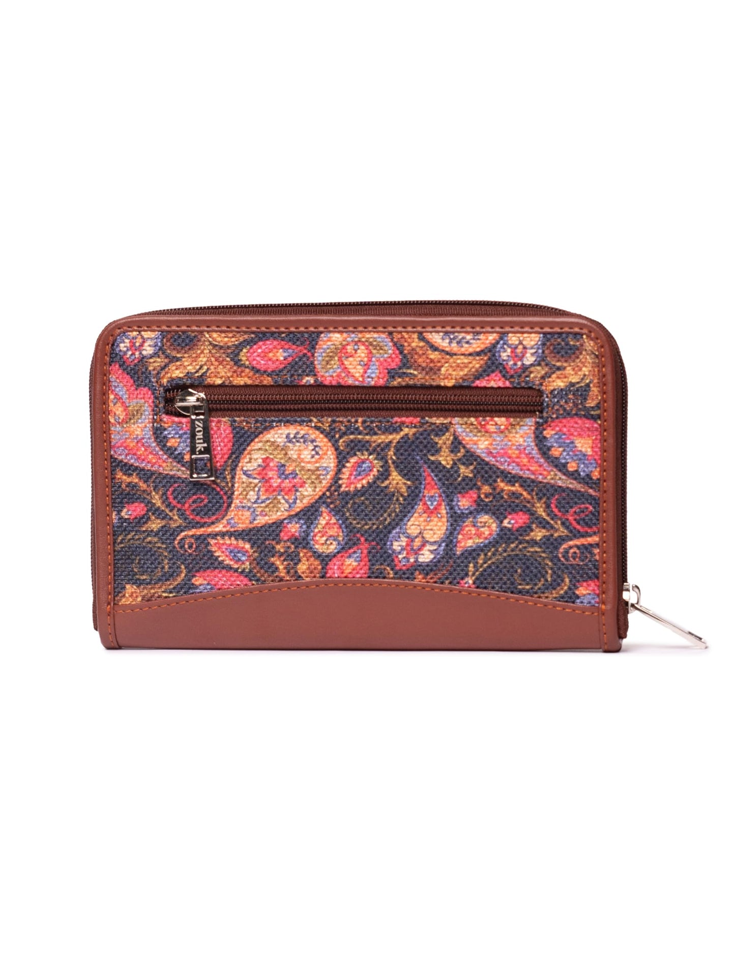 ZOUK Multicolored Fabric Women's Handmade Wallet (WB01WB01)