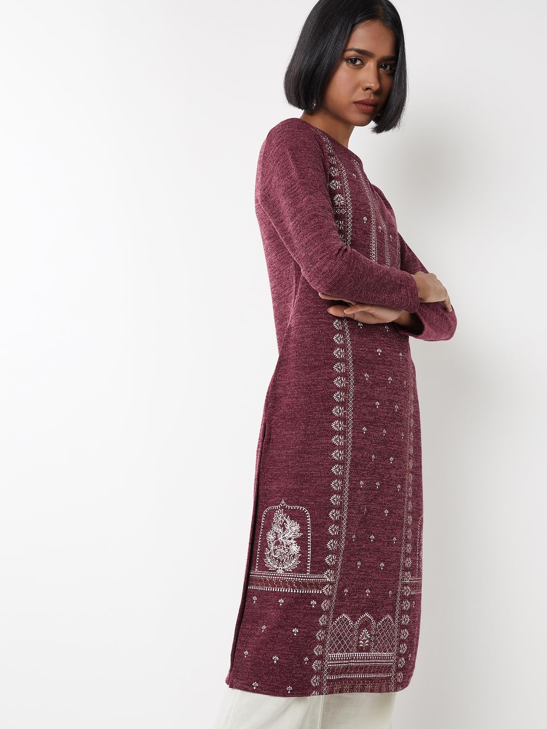 Max Women's Acrylic Regular Kurta