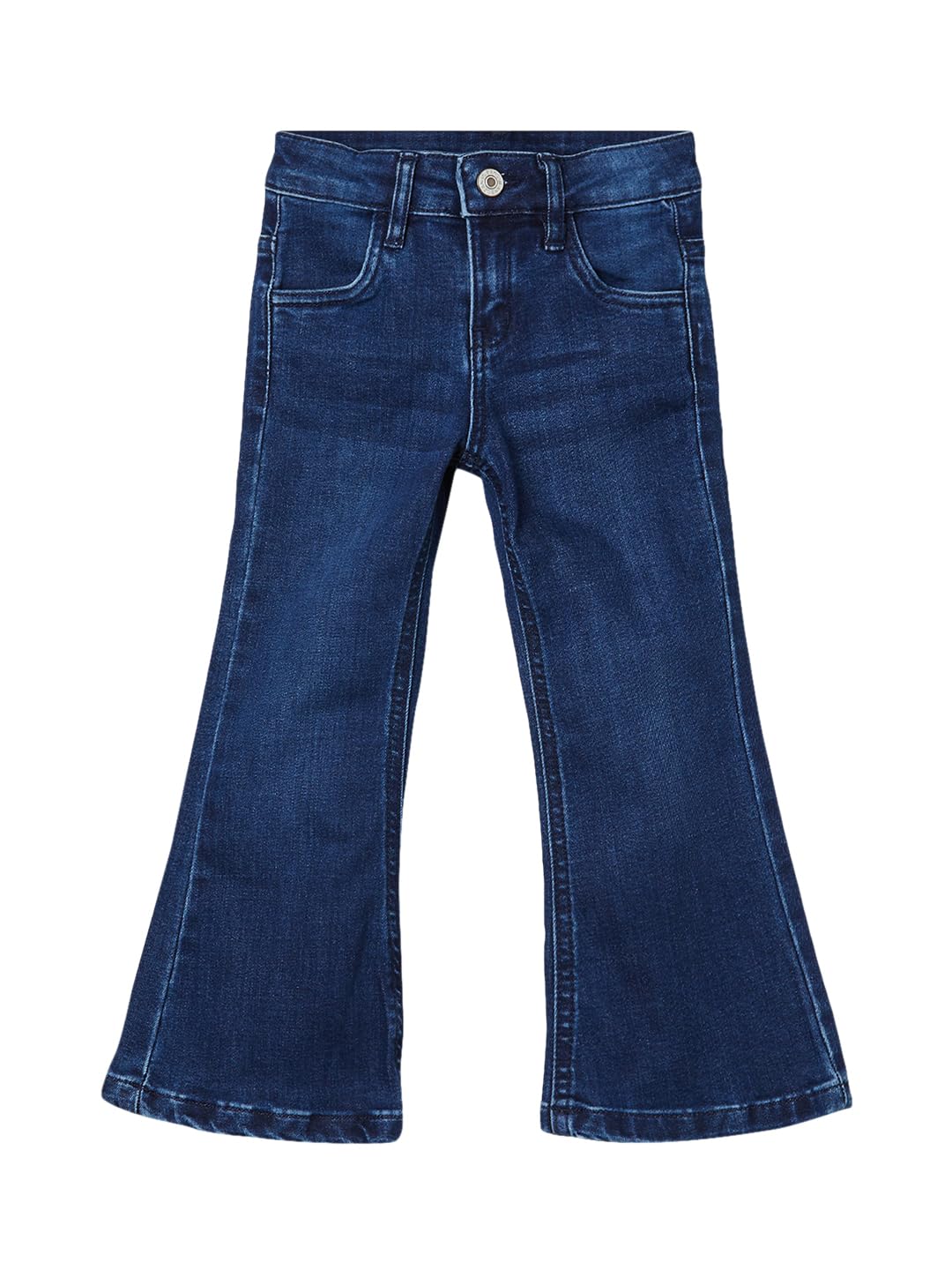 Max Girl's Regular Jeans (S725CFD51_Dark Blue