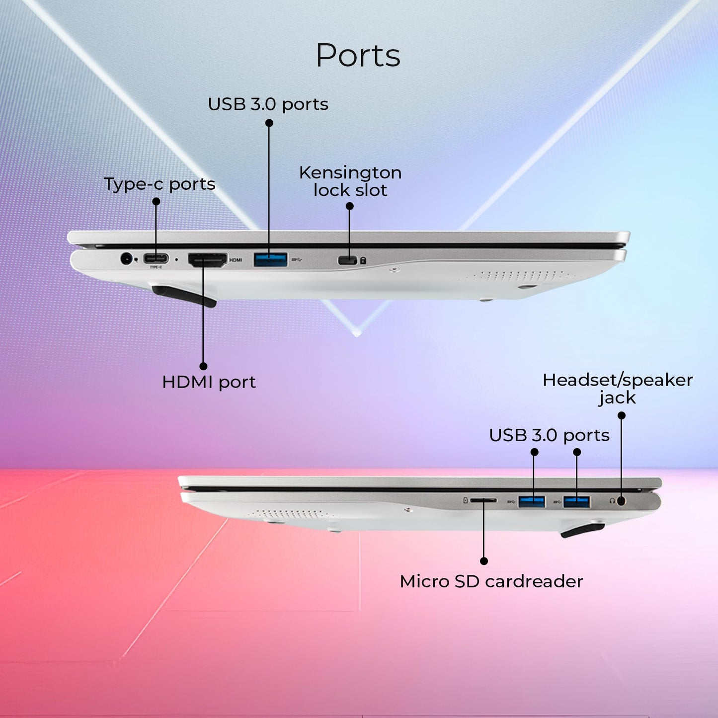 acer Aspire 3, Intel Core Celeron N4500, 12GB LPDDR4X RAM, 512GB SSD, HD, 15.6"/39.62cm, Windows 11 Home, Pure Silver, 1.5KG, A325-45, Thin and Light Laptop