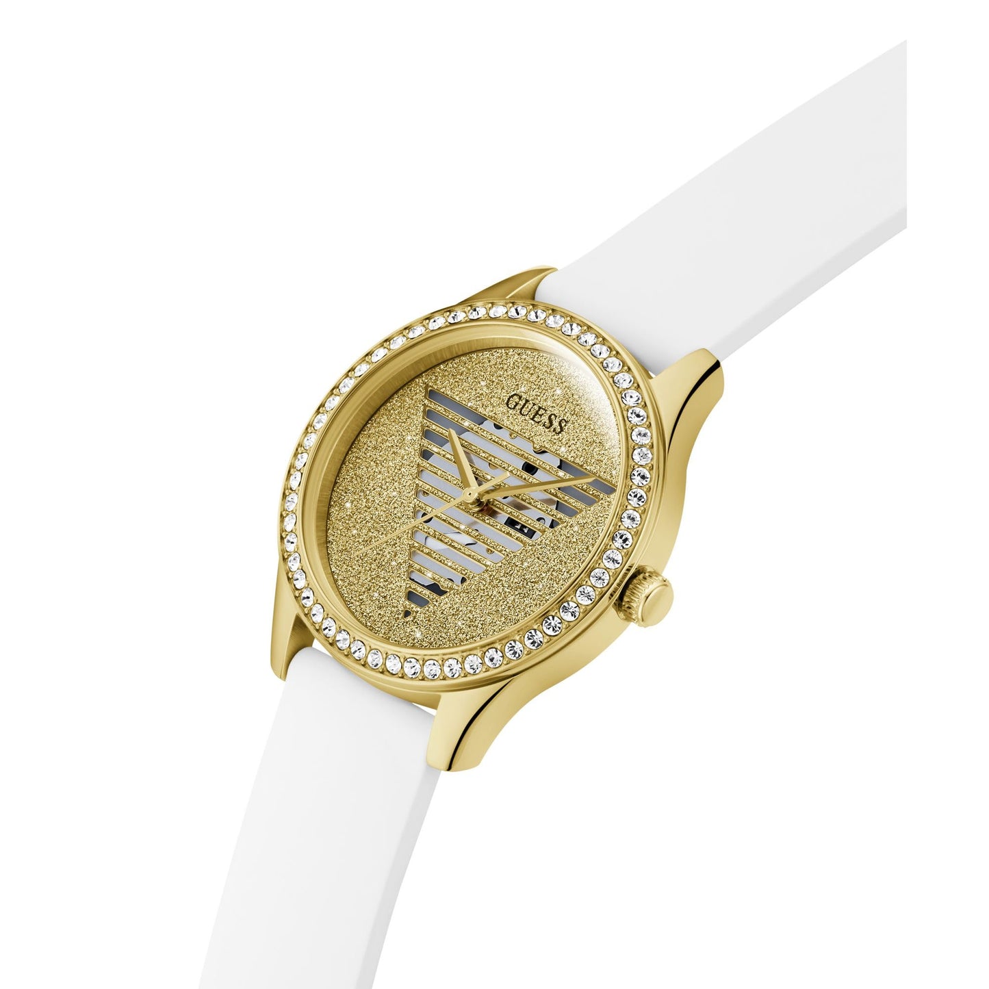 GUESS Analogue Gold Dial Women's Watch-GW0530L1