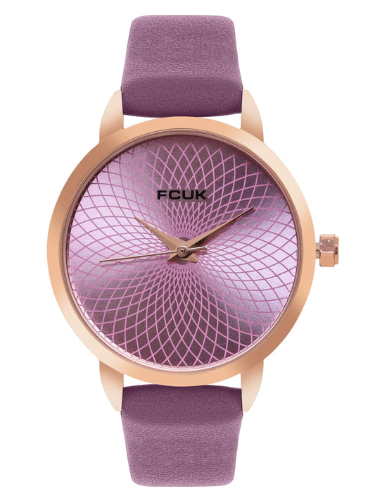 French Connection Analog Pink Dial Women's Watch-FK00023B