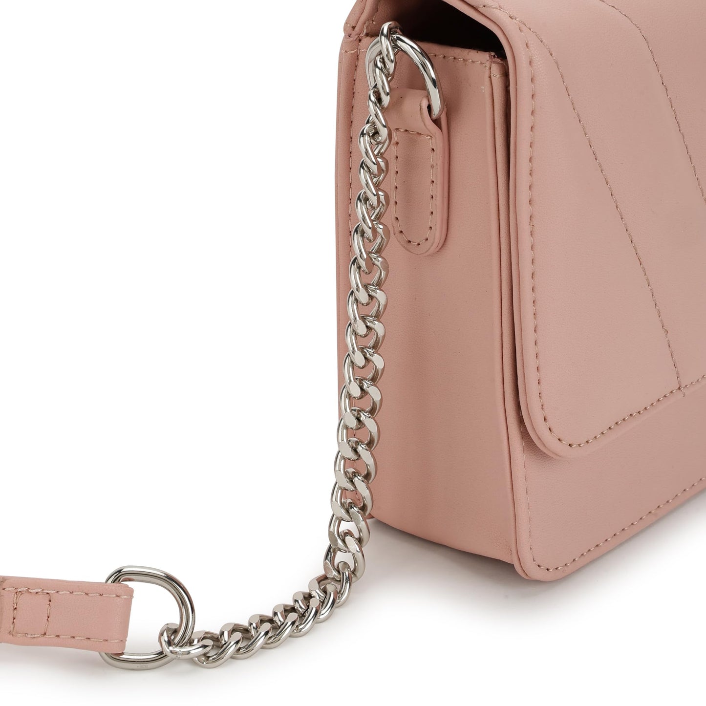 Fastrack Quilted Brunch Sling Bag for Women, Girls and Ladies | Ladies Purse Handbag | Made of Faux Leather