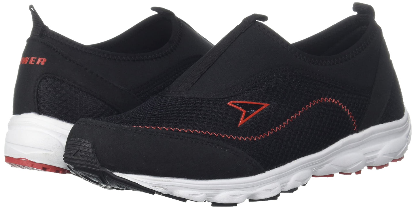 Power Aero E Men's Black Sports Shoes - 8 UK (8396001)