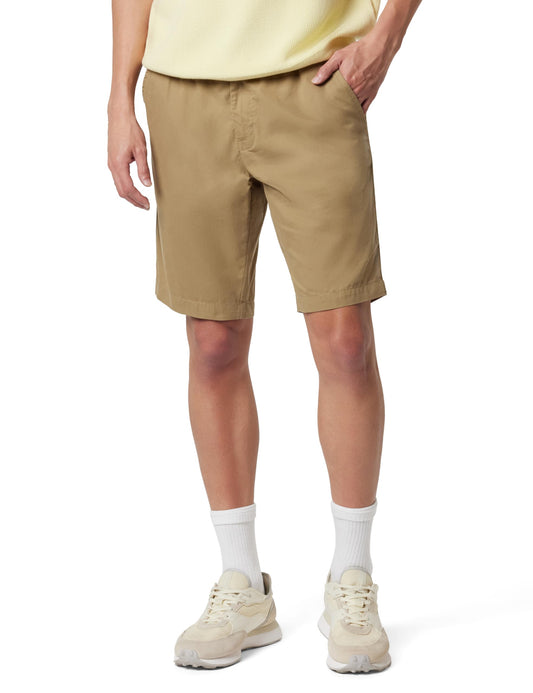 Jockey 1203 Men's Super Combed Mercerised Cotton Woven Fabric Straight Fit Solid Shorts with Side Pockets_Sepia Tint_XXL