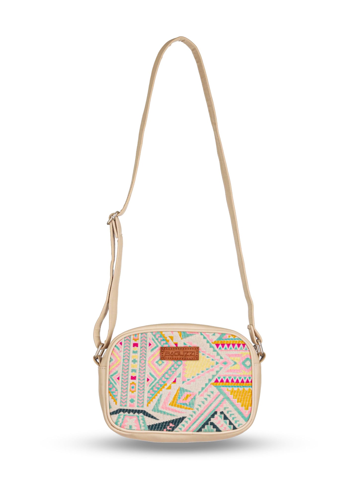 BAGUZZI Handmade Vegan Leather Women's Sling Cross-Body prefix_BZ_With Adjustable Shoulder Strap