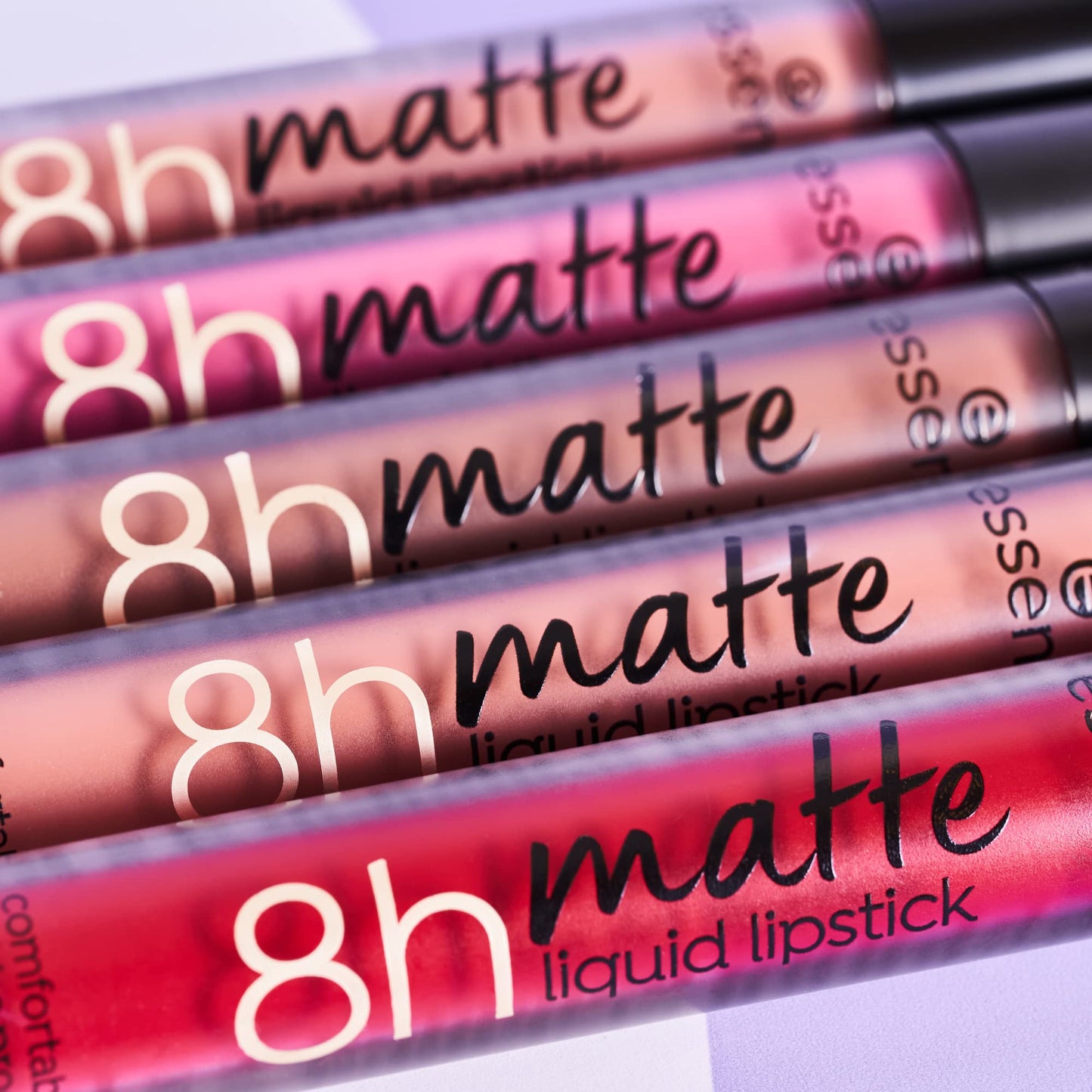 essence Matte Liquid Lipstick, #08, Red, Durable, Mattifying, Quick Dry, Mattifying, Matte, Vegan, Waterproof, Oil Free, Alcohol Free, 3 ml