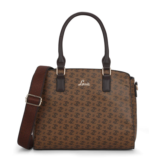 Lavie Women's Mono LL Tyra Medium Satchel Handbag |Ladies Purse Handbags